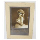 1188	FRAMED PHOTO TITLED *BABY BLEU* APPROXIMATELY 12 1/8 IN X 17 1/8 IN