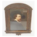 1192	PRINT OF RUBENS SELF PORTRAIT IN ORNATE FRAME, APPROXIMATELY 14 IN X 16 IN OVERALL