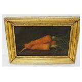 1001	LOETZ CRANBERRY IRIDIZED ART GLASS VASE W/BRONZE COLLAR, APPROXIMATELY 8 IN HIGH