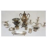 1225	GROUP OF ASSORTED SILVERPLATE ITEMS