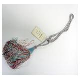 1234	SCALAMANDRE SILK AND WOOL TIE BACK, APPROXIMATELY 27 IN