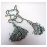 1237	SCALAMANDRE 100 PERCENT SILK AND WOOL TIE BACK, APPROXIMATELY 25 IN