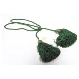 1241	SCALAMANDRE 100 PERCENT SILK AND WOOL TIE BACK, APPROXIMATELY 25 IN