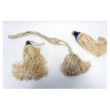 1242	SCALAMANDRE 100 PERCENT SILK AND WOOL TIE BACK, APPROXIMATELY 26 IN