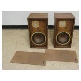 1273	KHL MODEL SIX SPEAKERS, APPROXIMATELY 12 3/4 IN X 11 3/4 IN X 23 1/2 IN