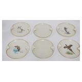 1025	LENOX CHINA CATCH ALLS, 6 CATCH ALLS ASH TRAYS WITH ASSORTED IMAGES, EACH APPROXIMATELY  8 IN
