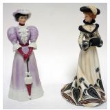 1051	LENOX COLLECTIONS LADY FIGURES WITH *TEA AT THE RITZ* AND *LENOX GIBSON GIRLS STROLLING THROUGH