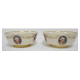 1058	LENOX CHINA PATRIOTS BOWLS, SPECIAL COMMEMORATIVE ISSUE, EACH APPROXIMATELY 9 1/4 IN X 4 IN H