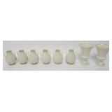 1068	LENOX CHINA GROUP OF ASSORTED VASES INCLUDING SNOW DROP AND DIANA VASE, TALLEST APPROXIMATELY 5