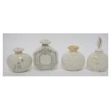 1111	LENOX CHINA FRAGANCE COLLECTION PERFUMES, 4 ASSORTED GOLD WREATH MARKED, APPROXIMATELY 4 1/4 IN
