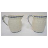 1133	LENOX BISQUE PATRIOTS PITCHERS BY LASZLO ISPANKY, EACH 9 1/4 IN H