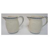 1134	LENOX BISQUE PATRIOTS PITCHERS BY LASZLO ISPANKY, EACH 9 1/4 IN H