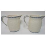 1135	LENOX BISQUE PATRIOTS PITCHERS BY LASZLO ISPANKY, EACH 9 1/4 IN H