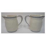 1136	LENOX BISQUE PATRIOTS PITCHERS BY LASZLO ISPANKY, EACH 9 1/4 IN H