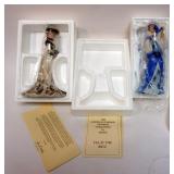 1142	LENOX CHINA AMERICAN FASHION COLLECTION *RHASPSODY IN BLUE* & *TEA AT THE RITZ* APPROXIMATELY 9