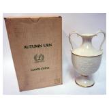 1153	LENOX CHINA *AUTUMN URN* 24K GOLD DECORATED, APPROXIMATELY 11 IN HIGH