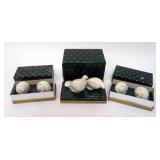 1157	LENOX CHINA SALT & PEPPER SHAKERS *GAME BIRDS* & *ESCARGOT* 3 SETS TOTAL