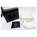 1162	LENOX CHINA MEISSEN *FLYING SQUIRREL TRAY* SMITHSONIAN REPRODUCTION, APPROXIMATELY 13 IN X 9 IN