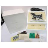 1186	LENOX THE INTERNATIONAL SCULPTURE COLLECTION, HORSE *THE ARABIAN KNIGHT* W/STAND, APPROXIMATELY