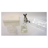 1190	LENOX BRIDLED NAIL-TAILED WALLABY JOEY 1993, SMITHSONIAN, APPROXIMATELY 8 IN HIGH