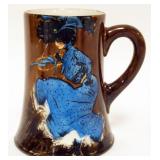 1011	AMERICAN BELLEEK MUG, CERAMIC ART COMPANY, DATED 1909, APPROXIMATELY 5 1/2 IN H