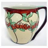 1020	WILLETS BELLEEK HAND PAINTED PITCHER, APPROXIMATELY 6 IN H