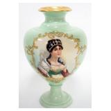 1040	AMERICAN BELLEEK CERAMIC ART COMPANY VASE, APPROXIMATELY 9 3/8 IN