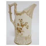 1058	AMERICAN BELLEEK OTT & BREWER PITCHER, APPROXIMATELY 7 IN H