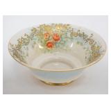 1086	LENOX AMERICAN BELLEEK HAND PAINTED BOWL, APPROXIMATELY 7 1/4 IN X 3 IN HIGH