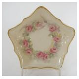 1097	WILLETS AMERICAN BELLEEK SCALLOPED EDGE DISH, APPROXIMATELY 6 1/2 IN X 2 IN HIGH