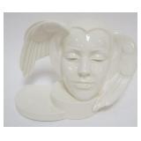 1161	LENOX PORCELAIN VINTAGE ART NOUVEAU FIGURE HEAD, APPROXIMATELY 11 IN X 5 IN X 8 IN HIGH