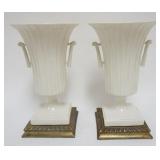 1192	LENOX URN SHAPED TABLE LAMPS, EACH APPROXIMATELY 11 IN H