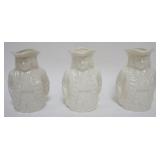 1203	3 LENOX GREEN MARK WILLIAM PENN PITCHERS, EACH APPROXIMATELY 7 IN HIGH