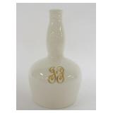 1216	LENOX GREEN MARK DECANTOR MONOGRAMMED, APPROXIMATELY 8 1/2 IN