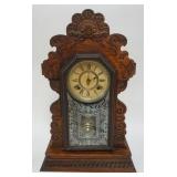 1235	ANSONIA SHELF CLOCK, APPROXIMATELY 23 IN HIGH