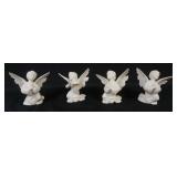 1013	4 BOEHM KNEELING PRAYING ANGELS, EACH APPROXIMATELY 5 IN HIGH