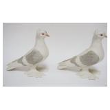 1019	BOEHM PORCELAIN TUMBLER PIGEONS #416N, EACH APPROXIMATELY 9 IN HIGH