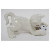 1030	BOEHM KITTEN PLAYING WITH BALL, APPROXIMATELY 7 IN X 3 IN X 4 IN H