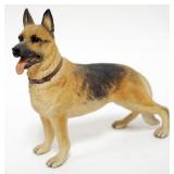 1039	BOEHM PORCELAIN GERMAN SHEPERD DOG FIGURE, APPROXIMATELY 6 1/2 IN H