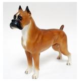 1041	BOEHM PORCELAIN BOXER DOG FIGURE, APPROXIMATELY 8 IN X 2 IN X 9 IN H