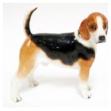 1047	BOEHM PORCELAIN BEAGLE DOG FIGURE, APPROXIMATELY 7 IN X 3 IN X 6 1/2 IN H