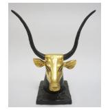 1064	BOEHM *SACRED COW HEAD* LIMITED EDITION, EGYPT SALUTES THE US BICENTENNIAL, #9 APPROXIMATELY 12