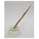 1130	LENOX FOUNTAIN PEN HOLDER, CUSTOM MADE FOR SHEAFFER, APPROXIMATELY 8 IN H
