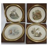 1133	4 LENOX WOODLAND AND WILDLIFE LIMITED EDITION PLATES, EACH APPROXIMATELY 10 1/2 IN