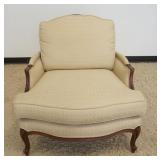 1189	ETHAN ALLEN *HOME INTERIORS* UPHOLSTERED ARM CHAIR, APPROXIMATELY 32 IN X 32 IN X 35 IN H