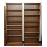 1272	DANISH TEAK MODERN BOOKCASES WITH ADJUSTABLE SHELVES, EACH APPROXIMATELY 28 IN X 12 IN X 77 IN 
