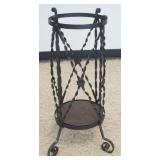 1280	WROUGHT IRON UMBRELLA STAND, APPROXIMATELY 18 IN X 29 IN H