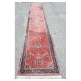1284	HAND WOVEN PERSIAN WOOL RUNNER, APPROXIMATELY 2 FT 6 IN  X 13 FT