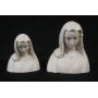 1001	BOEHM PARIAN MADONNA, GROUP OF 2, TALLEST APPROXIMATELY 6 IN HIGH