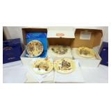 1124	DAVID WINTER COLLECTORS GUILD PLAQUES INCLUDING CHRISTMAS, SOME LIMITED ED,  APPROXIMATELY 9 IN